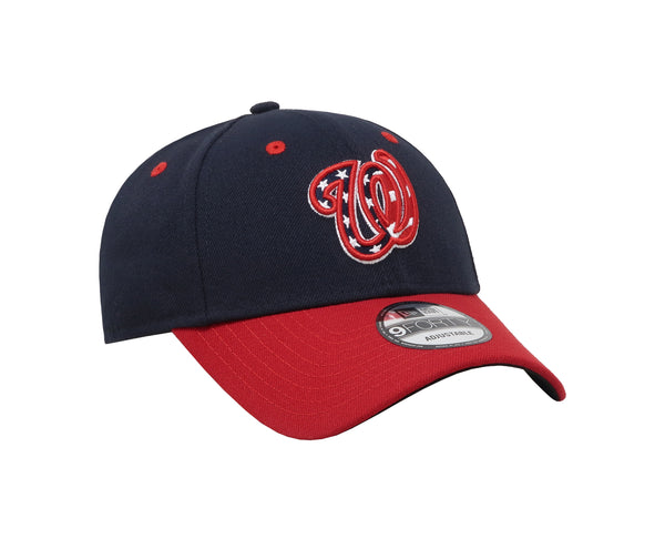 New Era 9Forty Men's Washington Nationals The League Navy/Red Adjustable Cap