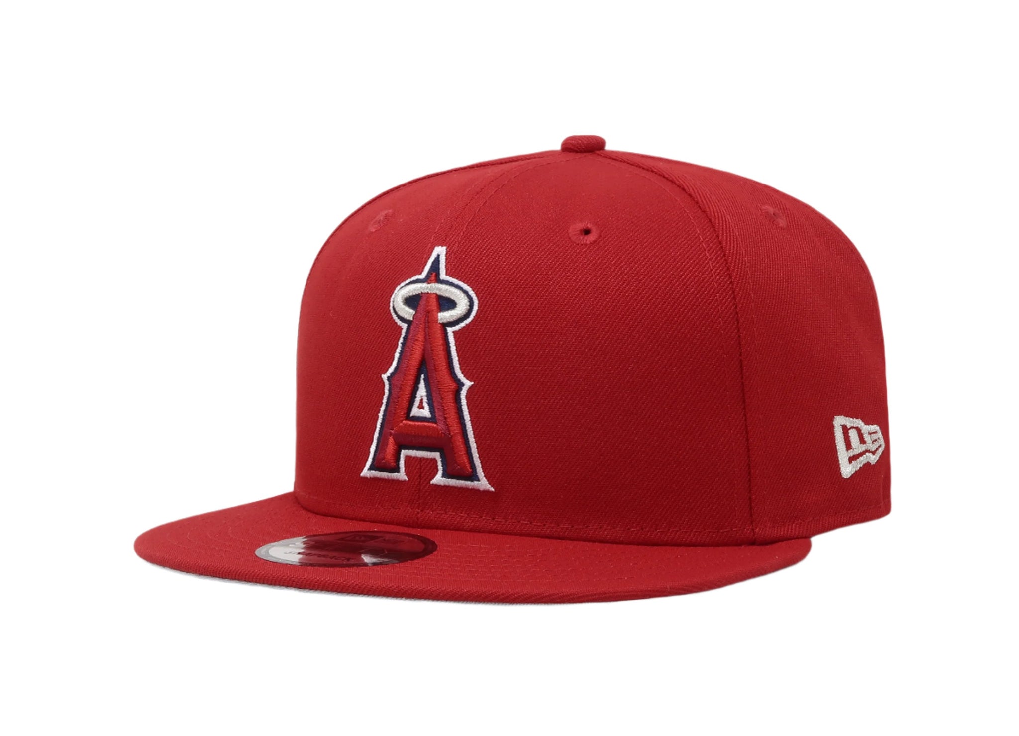 New Era 9Fifty Men's Los Angeles Angels Basic Red SnapBack Cap