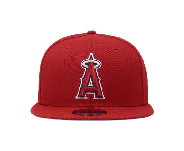 New Era 9Fifty Men's Los Angeles Angels Basic Red SnapBack Cap