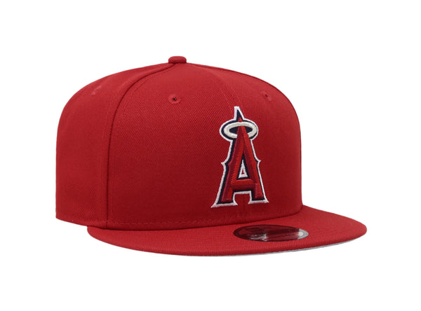 New Era 9Fifty Men's Los Angeles Angels Basic Red SnapBack Cap