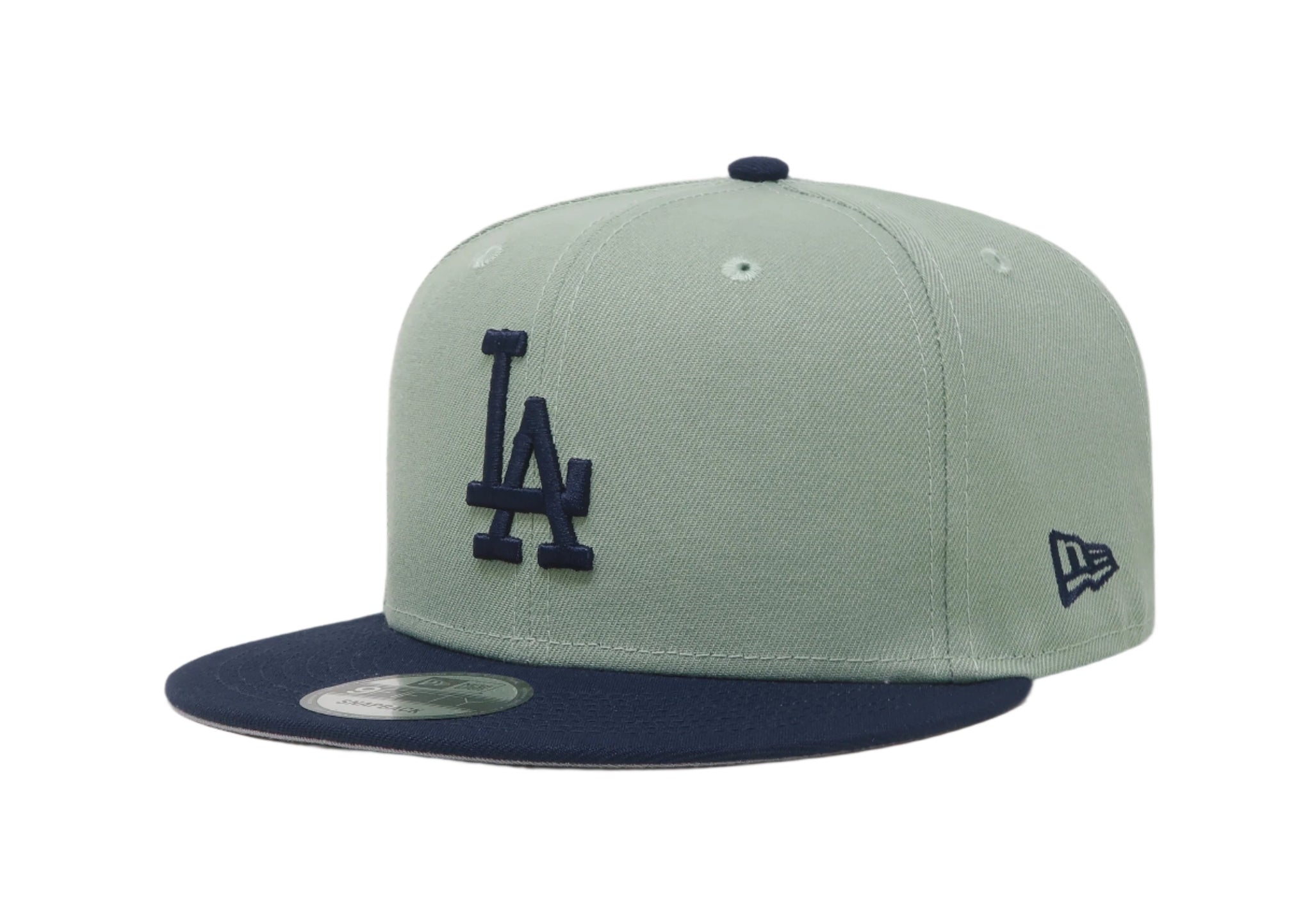 New Era 9Fifty Los Angeles Dodgers Evergreen Ocean Side Blue 2 Tone SnapBack Cap