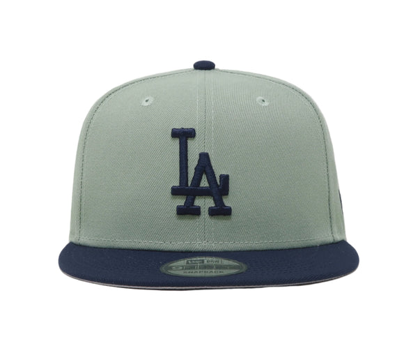 New Era 9Fifty Los Angeles Dodgers Evergreen Ocean Side Blue 2 Tone SnapBack Cap