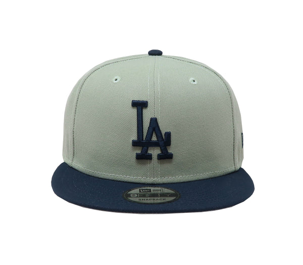 New Era 9Fifty Los Angeles Dodgers Evergreen Ocean Side Blue 2 Tone SnapBack Cap