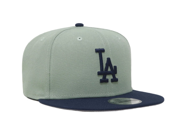 New Era 9Fifty Los Angeles Dodgers Evergreen Ocean Side Blue 2 Tone SnapBack Cap