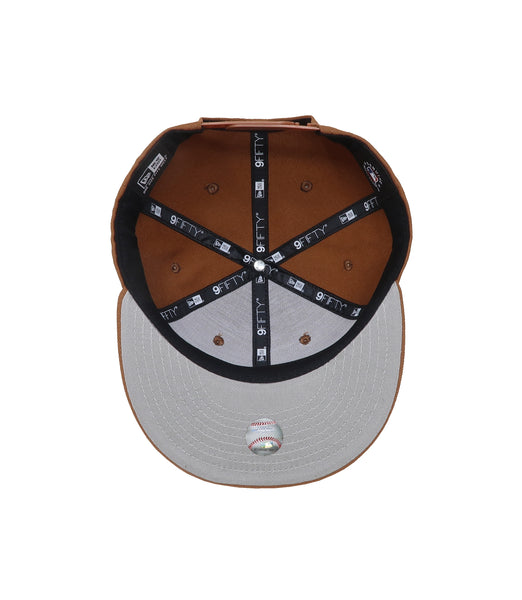 New Era 9Fifty Men's Los Angeles Dodgers Color Pack Brown Snapback Hat