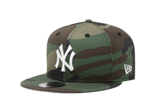 New Era 9Fifty Men's New York Yankees Woodland Camo Basic SnapBack Cap