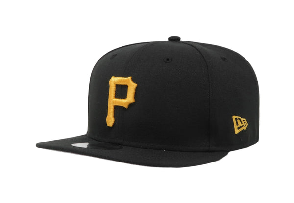 New Era 9Fifty Men's Pittsburgh Pirates Basic Black/Gold SnapBack Cap