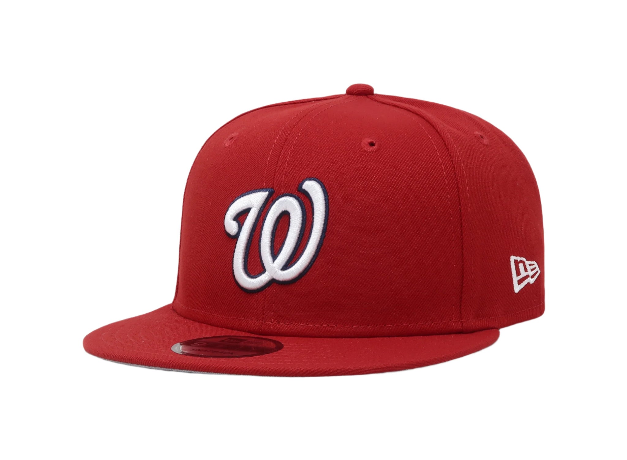 New Era 9Fifty Men's Washington Nationals "W" Basic Red SnapBack Cap