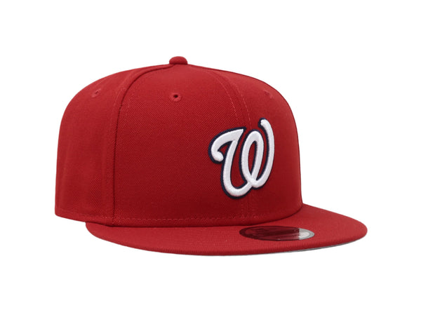 New Era 9Fifty Men's Washington Nationals "W" Basic Red SnapBack Cap