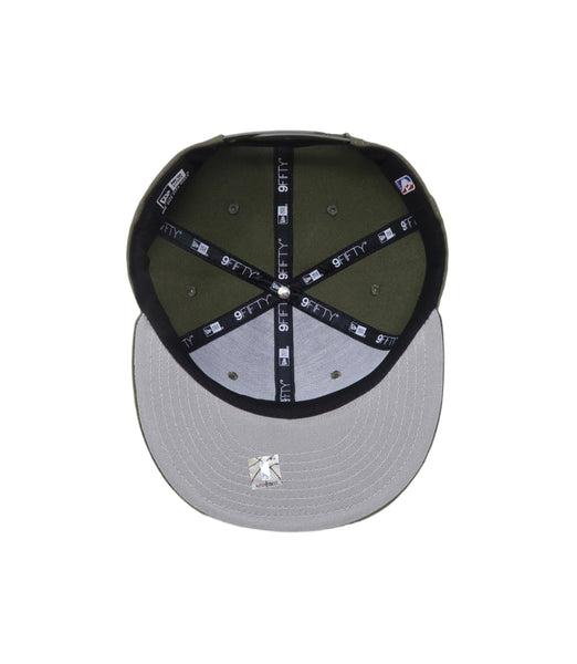 New Era 9Fifty Men's Los Angeles Lakers Olive Green SnapBack Cap