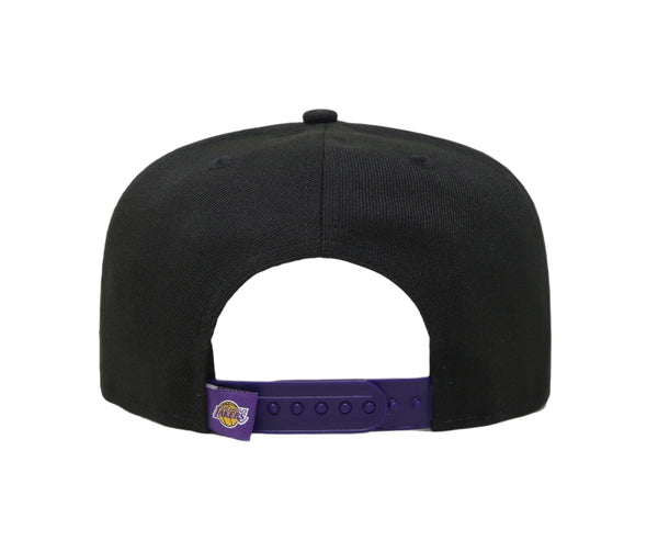 New Era 9Fifty Men's Los Angeles Lakers Splatter Black/Purple SnapBack Cap