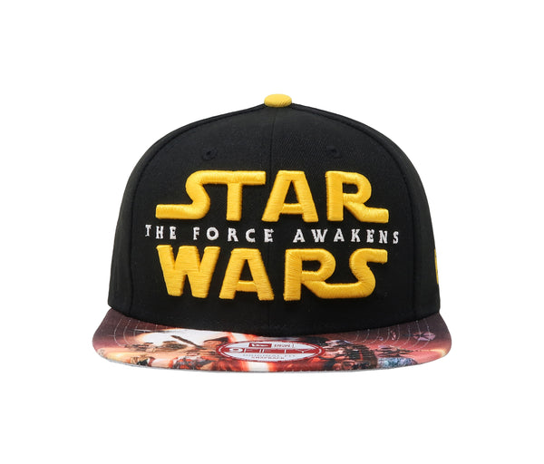 New Era 9Fifty Men's Star Wars The Force Awakens Black/Red Print SnapBack Cap
