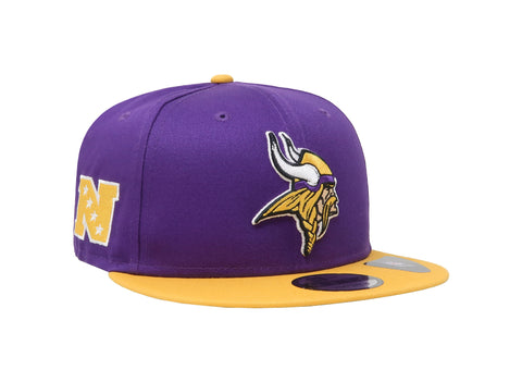 New Era 9Fifty Men's Minnesota Vikings Baycik Purple/Gold SnapBack Cap