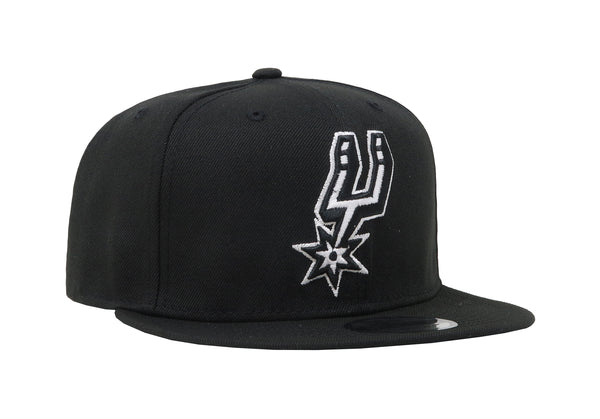 New Era 9Fifty Men's NBA San Antonio Spurs Basic Black Snapback Cap