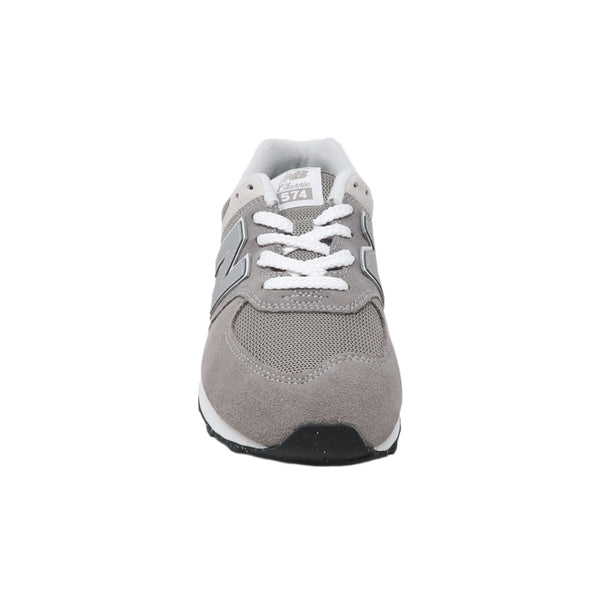 New Balance Big Kids 574 Grey/White Shoes