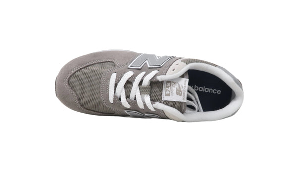 New Balance Big Kids 574 Grey/White Shoes