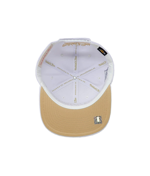 Mitchell & Ness Men's Los Angeles Lakers 25th Anniversary White Snapback Hat