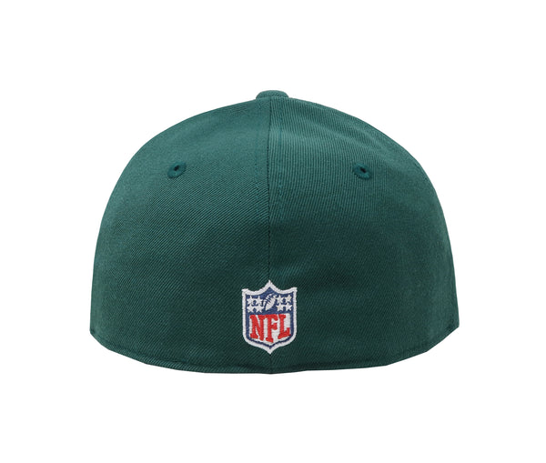 Reebok Men's Cap NFL Philadelphia Eagles Midnight Green Fitted Flat Brim Hat