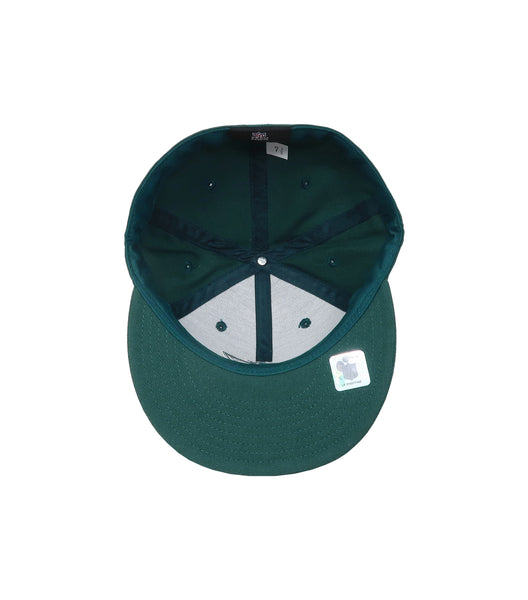 Reebok Men's Cap NFL Philadelphia Eagles Midnight Green Fitted Flat Brim Hat