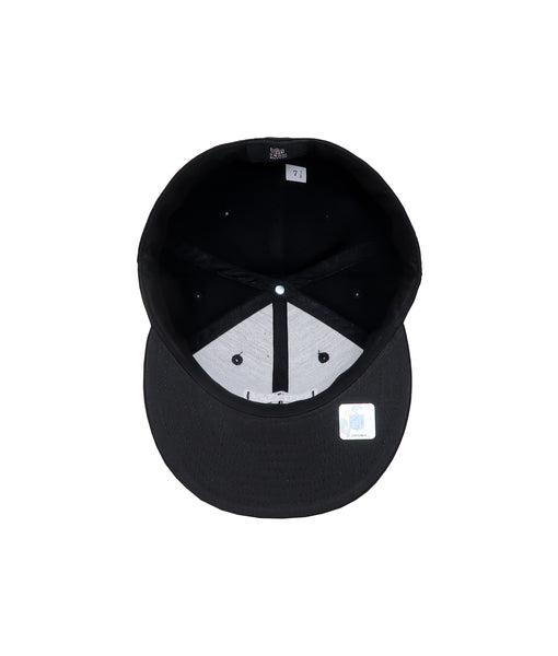 Reebok Men's Cap Oakland Raiders Black Fitted Flat Brim Hat