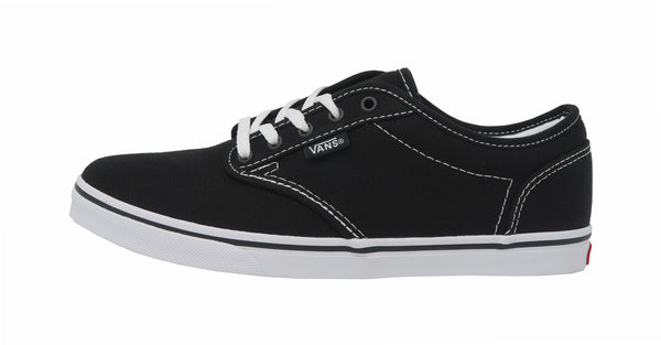 Vans Womens' Atwood Low Top Black/White Shoes