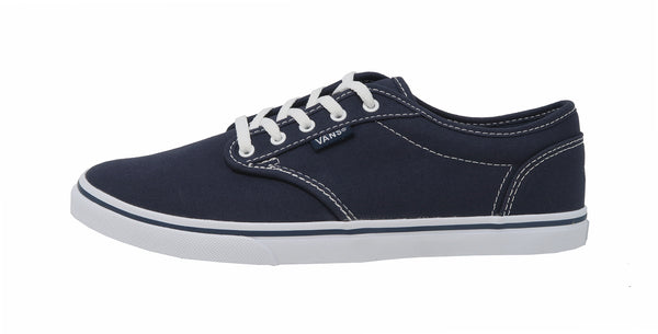 Vans Womens' Atwood Low Top Navy/White Shoes