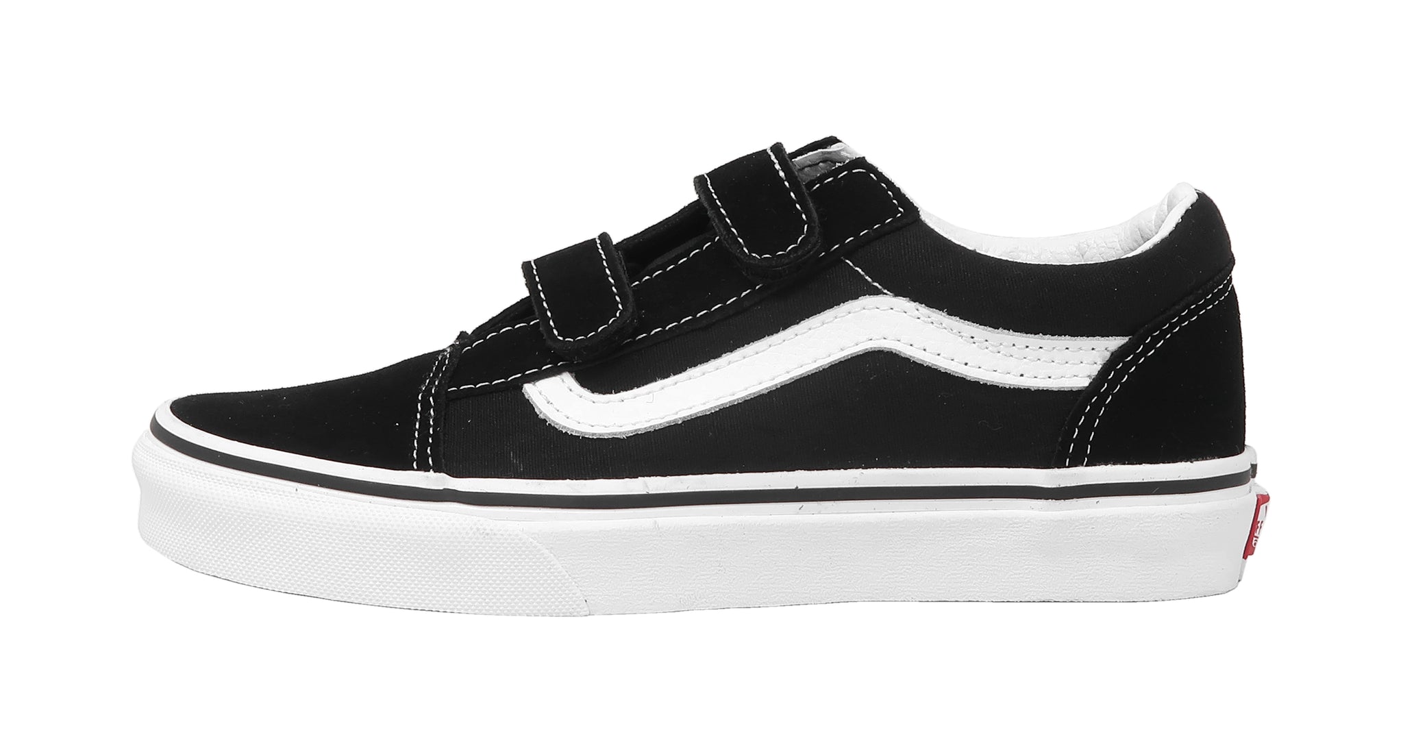 Vans Big Kids Old Skool V Black/White Shoes