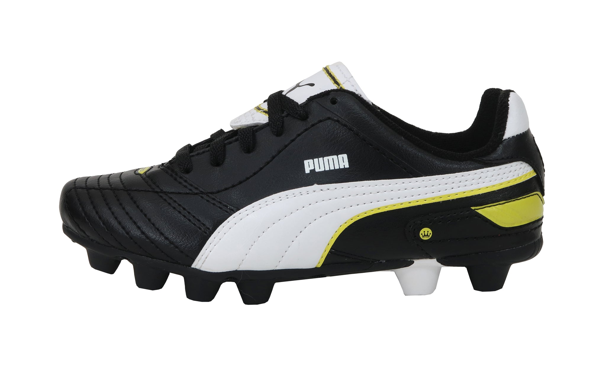 Puma Esito Finale R Black/Yellow Little Kids/Big Soccer – Shoe Hut Online