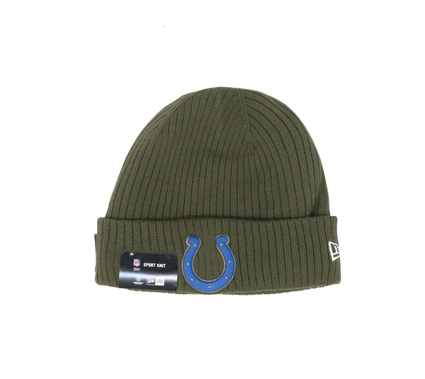 New Era Men NFL Indianapolis Colts 18STS Green/Royal One Size Beanie