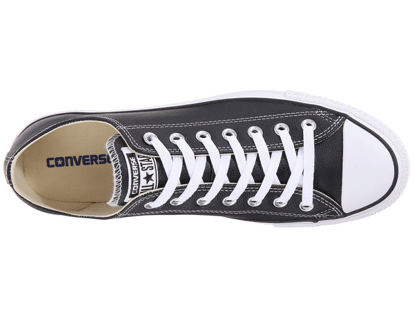 Converse All Star Black Low Top Leather Men Shoes