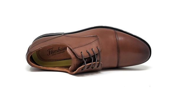 Florsheim Westside Cap Toe Oxford Cognac/Black Men's Shoes