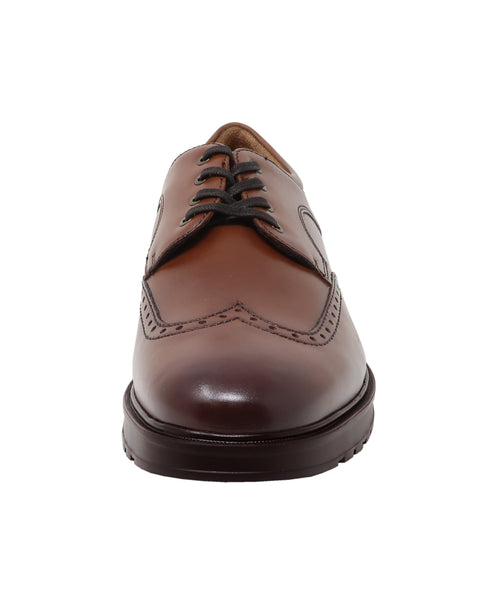 Florsheim Men's Astor Wing OX Cognac/Black Shoes