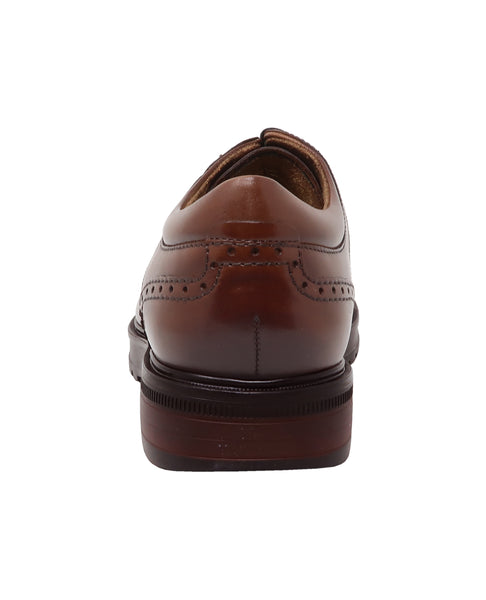 Florsheim Men's Astor Wing OX Cognac/Black Shoes