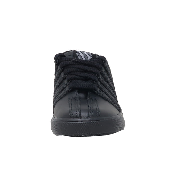 K-Swiss Toddler Classic Leather Black/Black Shoes