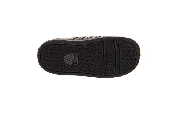 K-Swiss Toddler Classic Hook and Loop Black/Charcoal Shoes