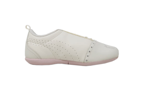 Puma Little Kids Sela Diamonds True White/Hot Pink Shoes
