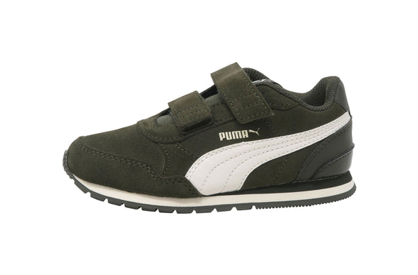 Puma Little Kids' ST Runner V2 SD Forest Green Shoes