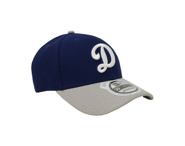New Era Men's Hat 39Thirty Los Angeles Dodgers "D" Diamond Era Royal/Grey Cap