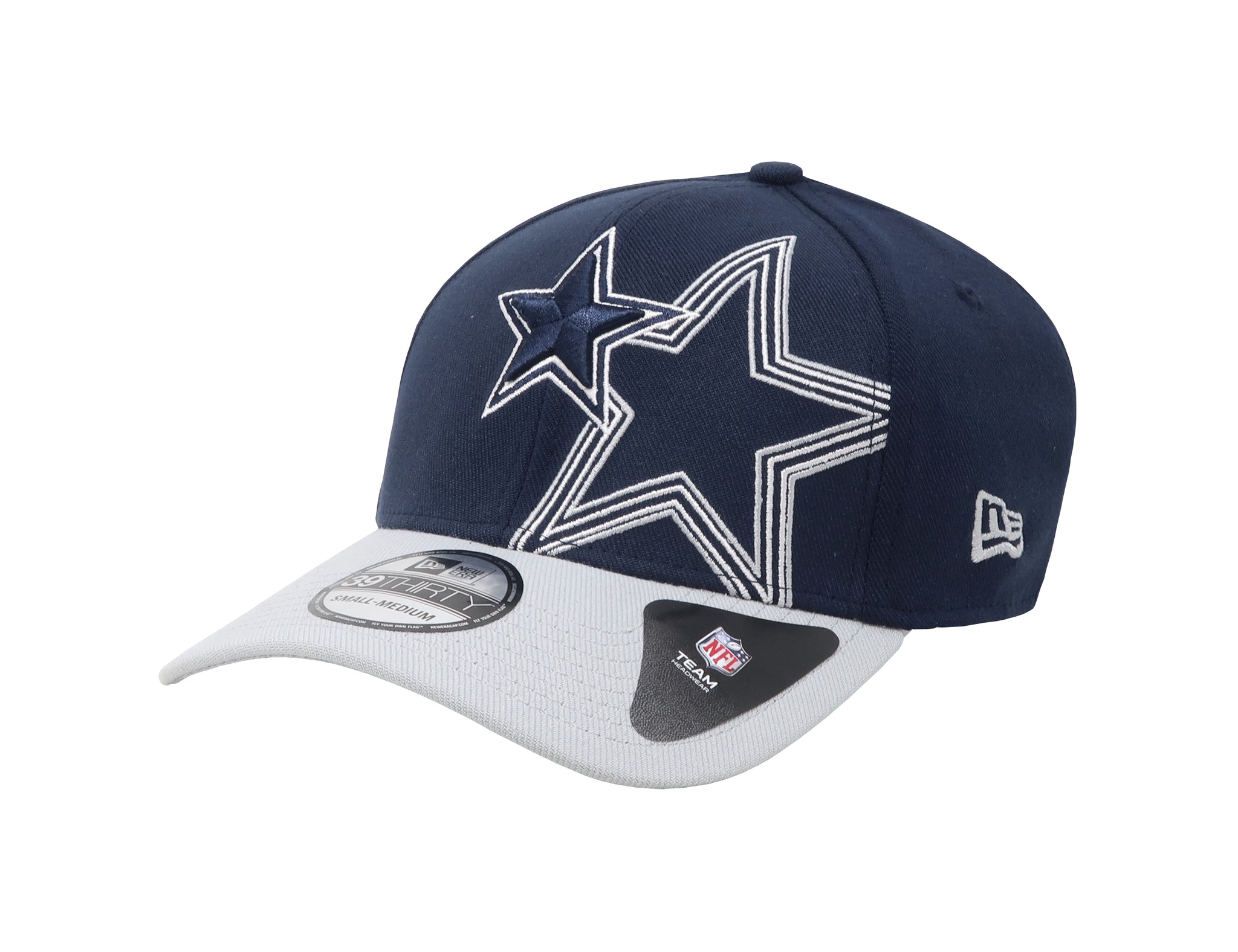 New Era Men's Hat NFL 39Thirty Dallas Cowboys Outliner Navy/Grey