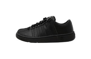 K-Swiss Little Kids Classic LX Black/Black Leather Shoes