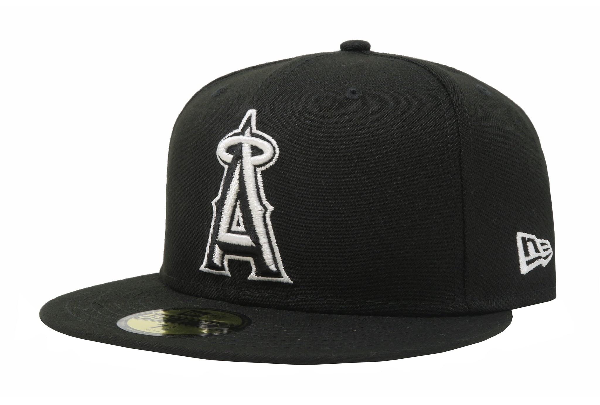 New Era Men MLB Fitted 59Fifty Los Angeles Angels Black Cap