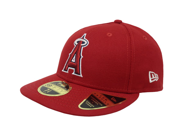 New Era 59Fifty Men MLB Low Profile  Los Angeles Angels of Anaheim Red Hat