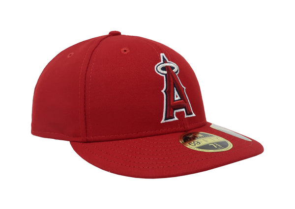 New Era 59Fifty Men MLB Low Profile  Los Angeles Angels of Anaheim Red Hat