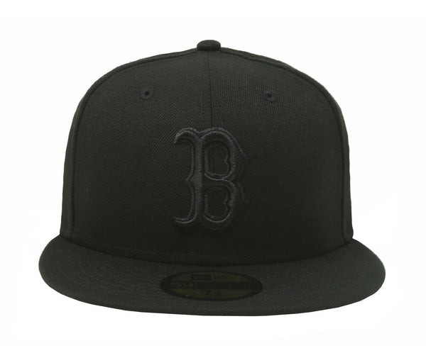 New Era Men MLB Fitted 59Fifty Boston Red Sox Black Cap