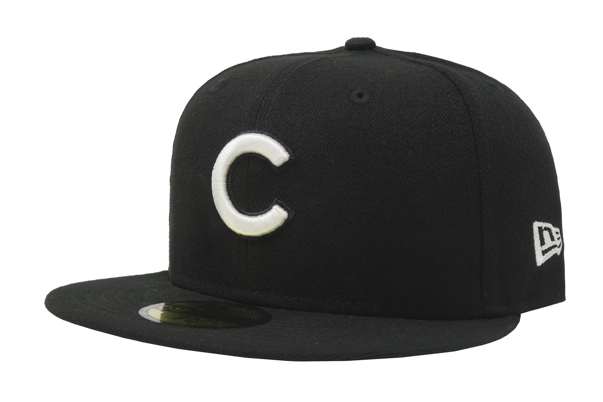 New Era 59Fifty Men's MLB Basic Chicago Cubs Black Fitted Size Cap