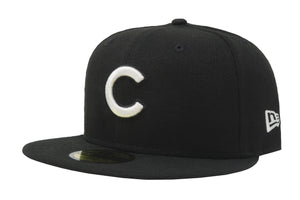 New Era 59Fifty Men MLB Basic Chicago Cubs Black Fitted Size Cap
