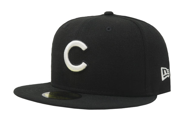 New Era 59Fifty Men's MLB Basic Chicago Cubs Black Fitted Size Cap