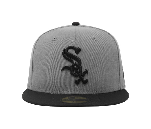 New Era 59Fifty Men's MLB Basic Chicago White Sox Grey/Black Fitted Cap