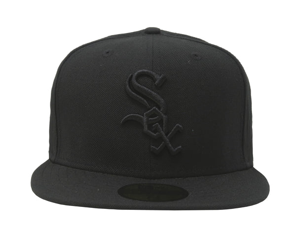 New Era Men MLB Fitted 59Fifty Chicago White Sox Black Cap