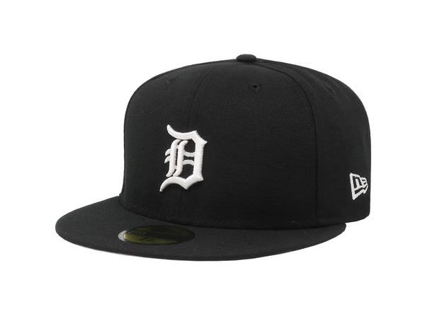 New Era Men's 59Fifty MLB Basic Detroit Tigers Fitted Black Cap